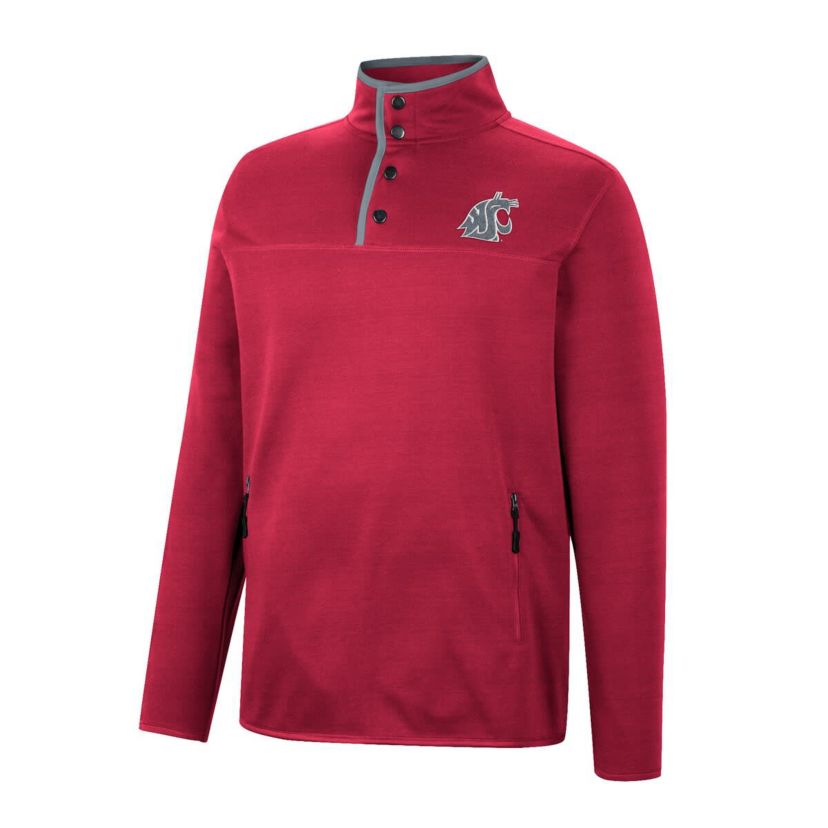NCAA Washington State Cougars Rebound Quarter-Snap Jacket