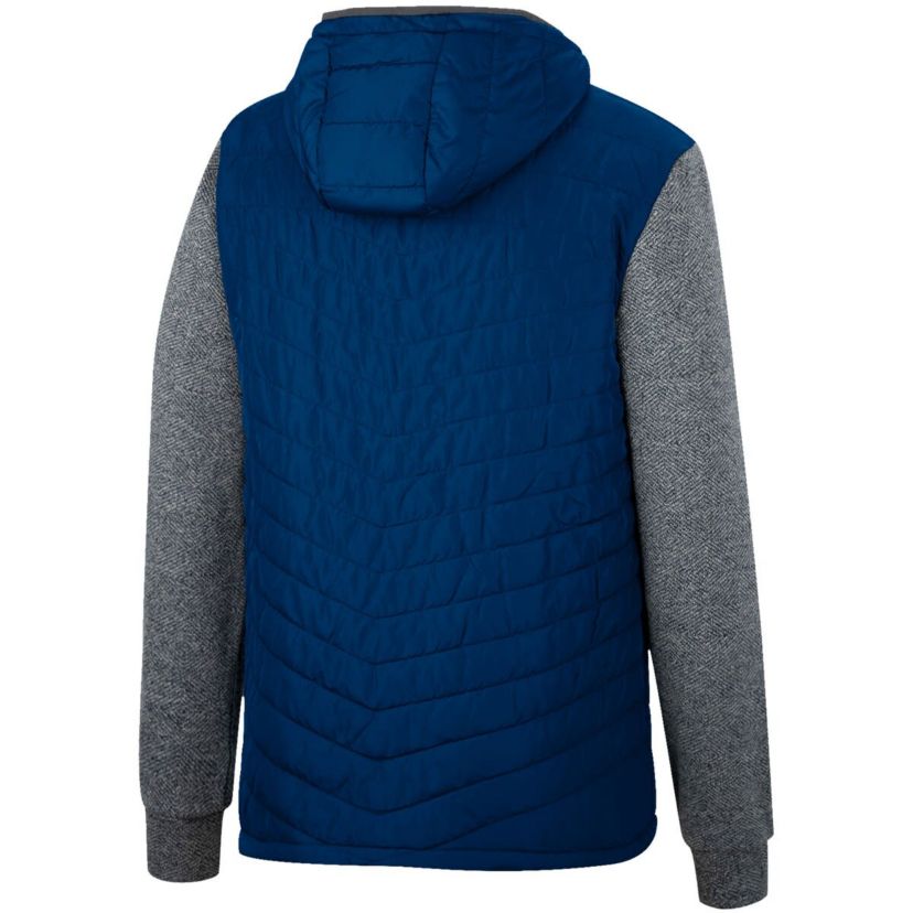 NCAA West Virginia Mountaineers Course Herringbone Full-Zip Hoodie