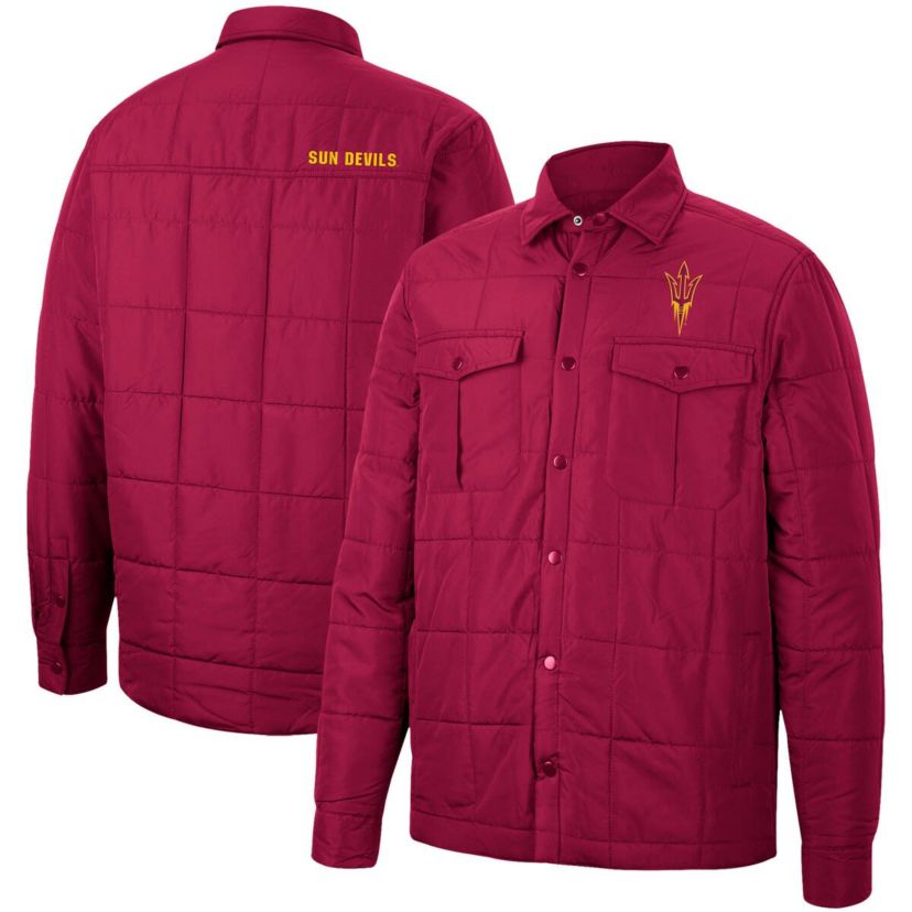 NCAA Arizona State Sun Devils Detonate Quilted Full-Snap Jacket
