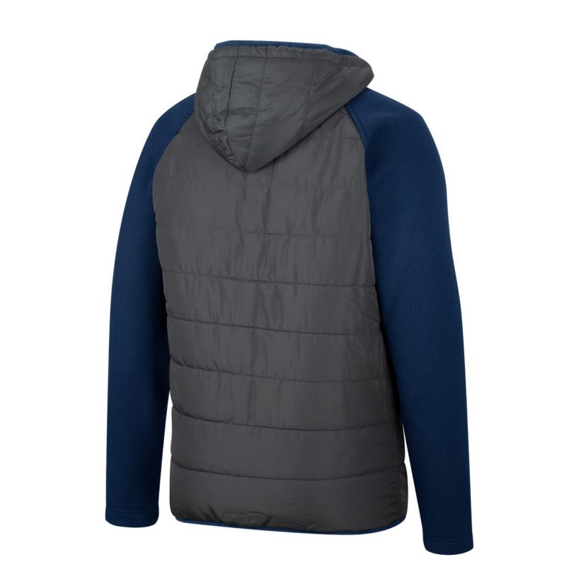 NCAA Charcoal/Navy Auburn Tigers Good On You Raglan Full-Zip Jacket