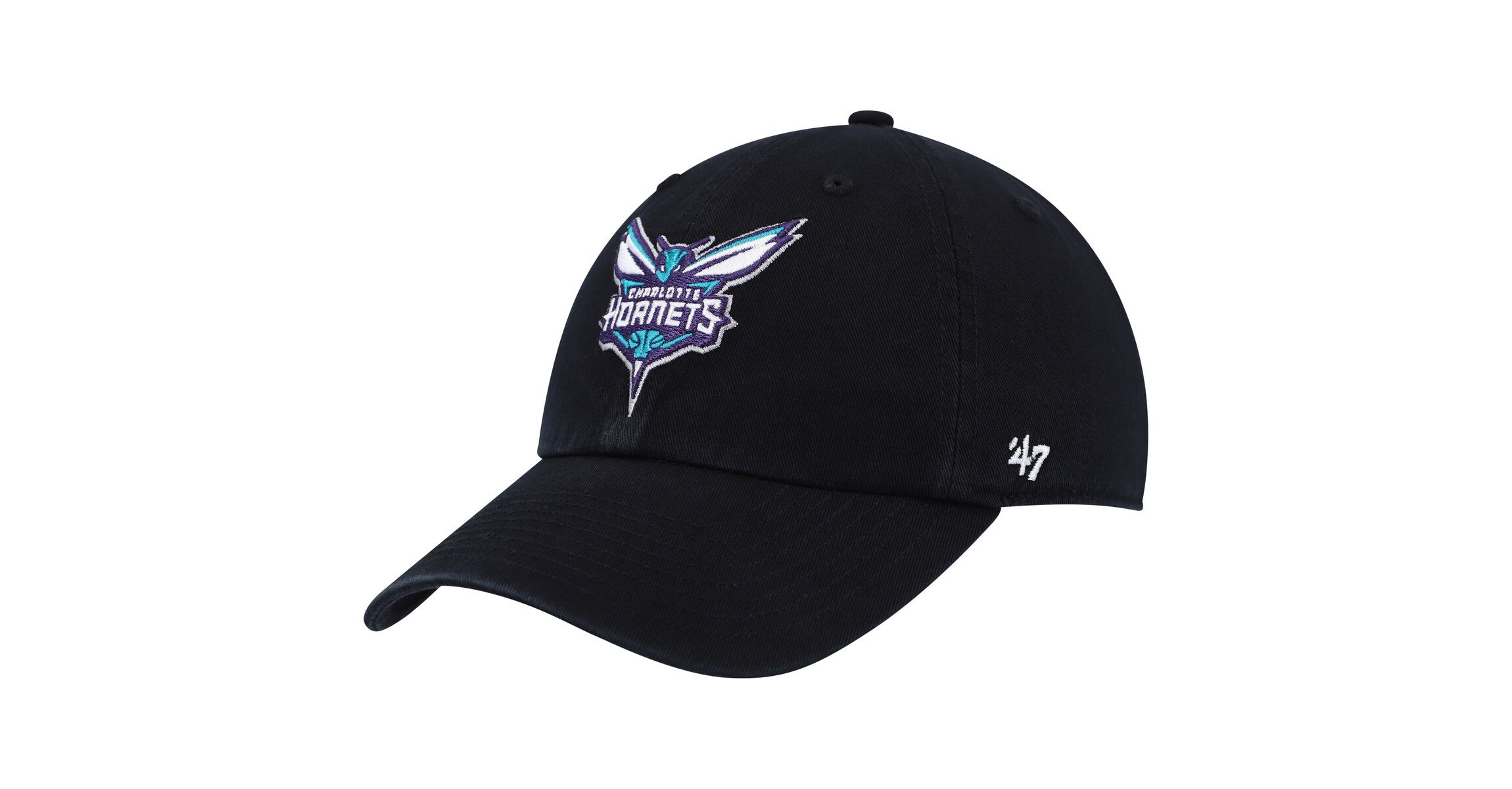 NBA Charlotte Hornets Team Logo Clean Up Adjustable Hat
