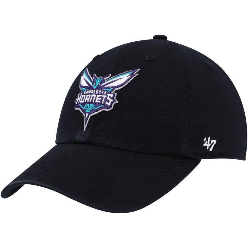 NBA Charlotte Hornets Team Logo Clean Up Adjustable Hat