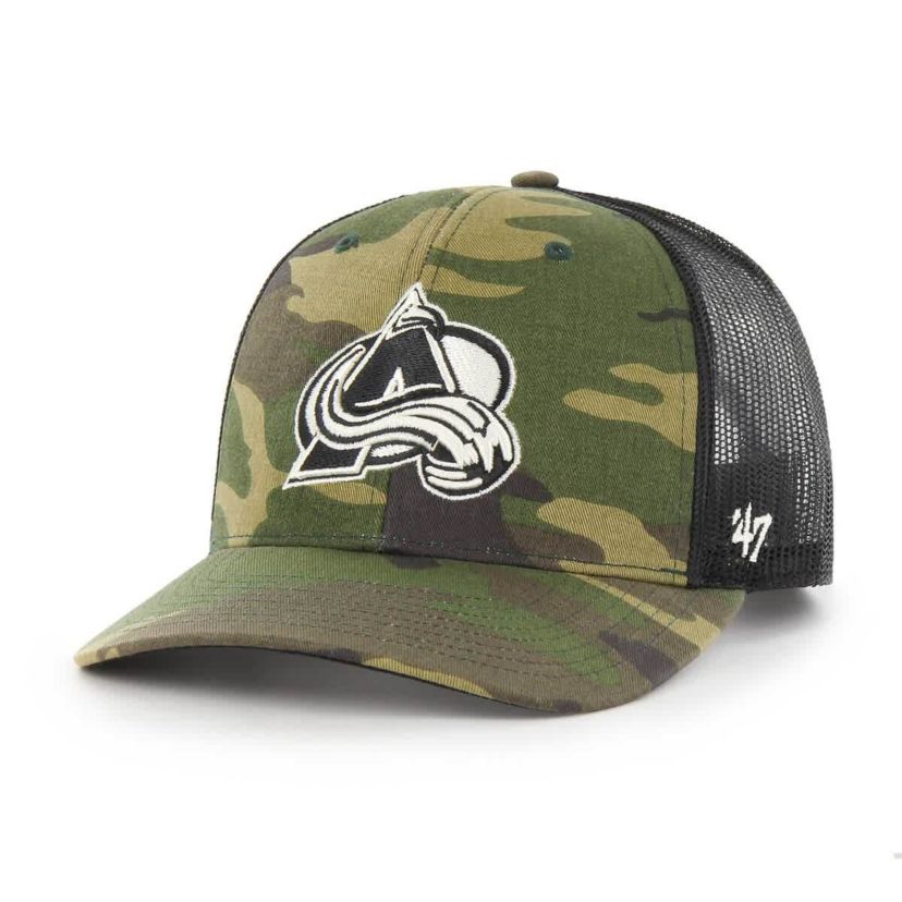 NHL Camo/Black Colorado Avalanche Trucker Snapback Hat
