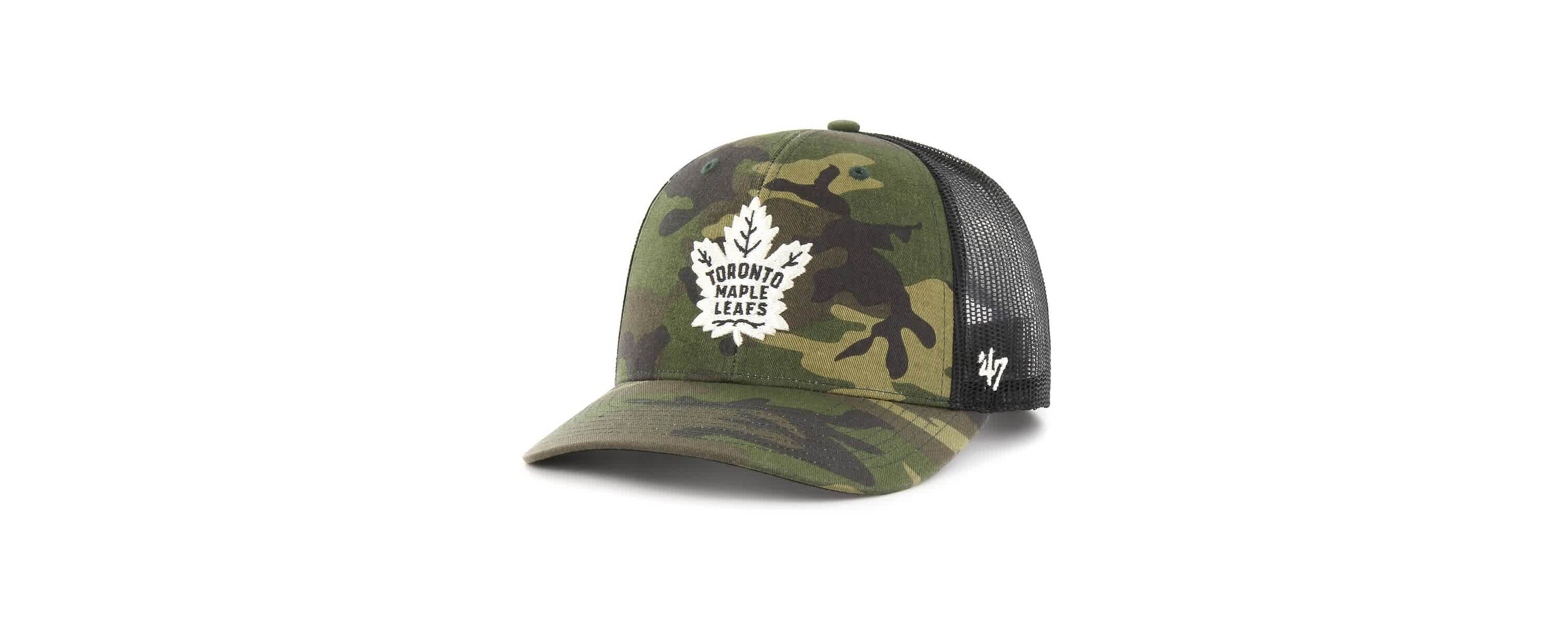 NHL Camo/Black Toronto Maple Leafs Trucker Snapback Hat