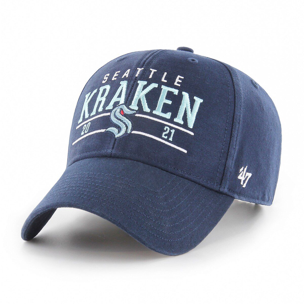 NHL Deep Sea Seattle Kraken Centerline MVP Adjustable Hat