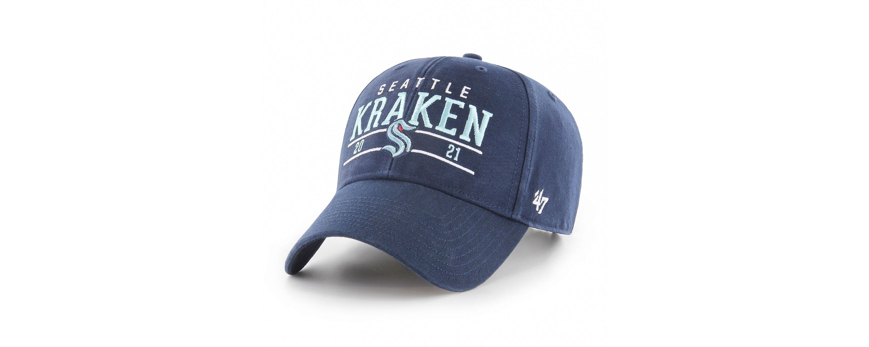 NHL Deep Sea Seattle Kraken Centerline MVP Adjustable Hat