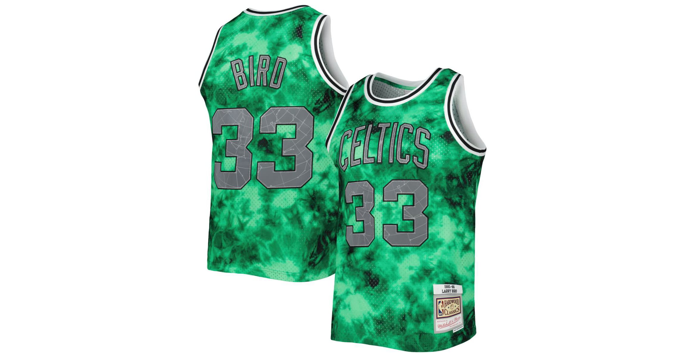 NBA Larry Bird Kelly Boston Celtics 1985/86 Galaxy Swingman Jersey