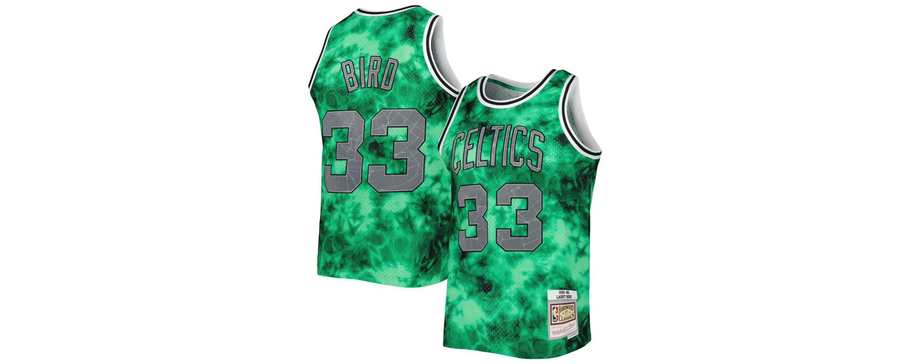 NBA Larry Bird Kelly Boston Celtics 1985/86 Galaxy Swingman Jersey