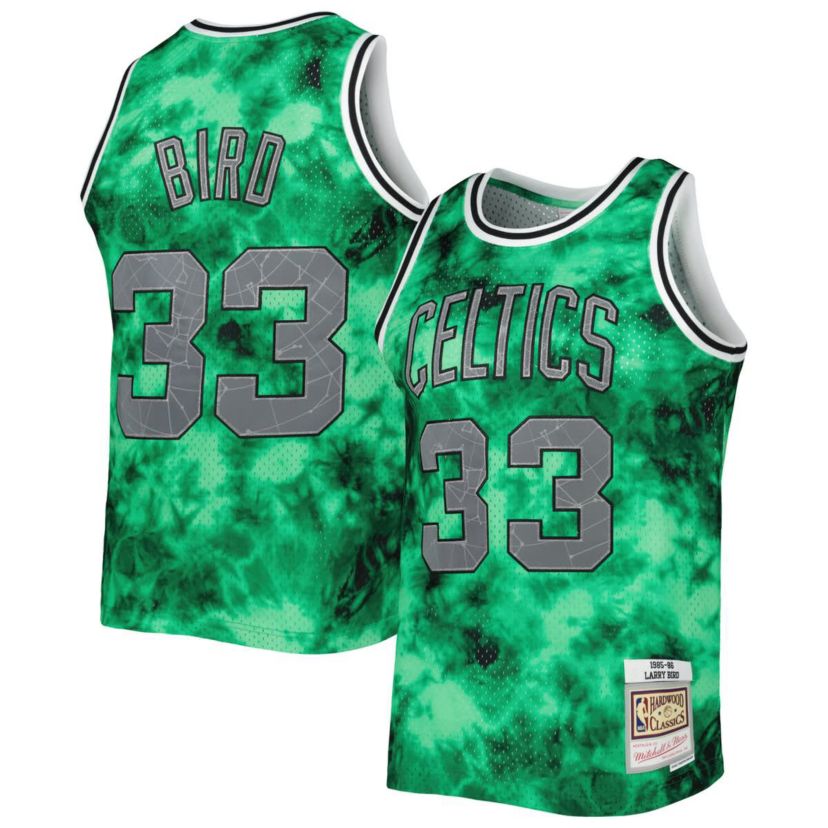 NBA Larry Bird Kelly Boston Celtics 1985/86 Galaxy Swingman Jersey