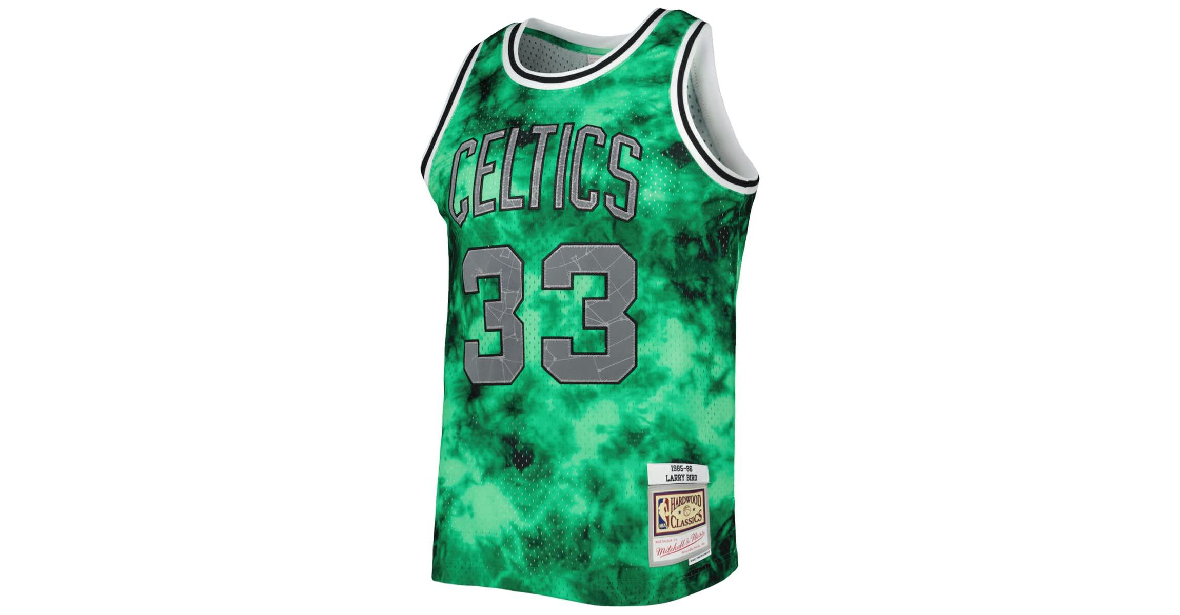 NBA Larry Bird Kelly Boston Celtics 1985/86 Galaxy Swingman Jersey