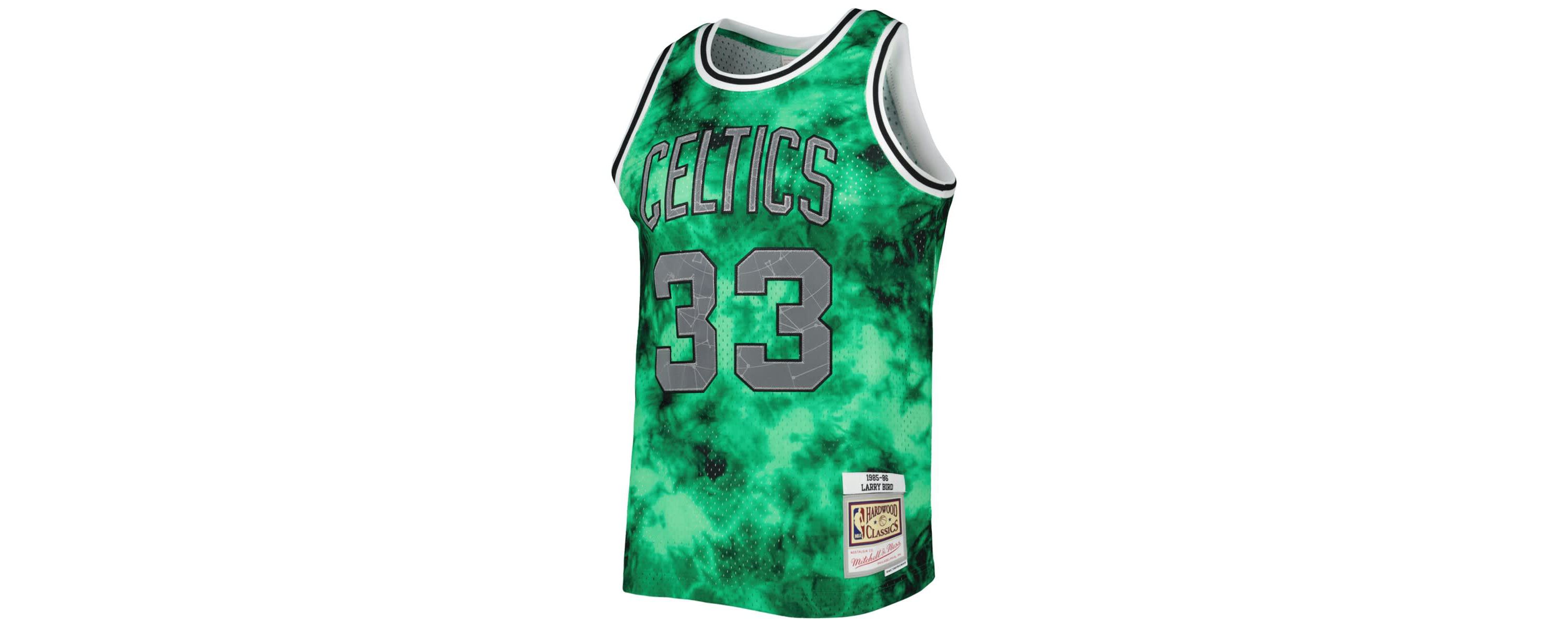 NBA Larry Bird Kelly Boston Celtics 1985/86 Galaxy Swingman Jersey