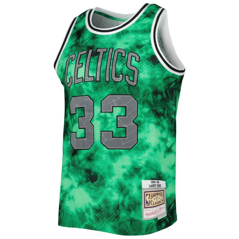 NBA Larry Bird Kelly Boston Celtics 1985/86 Galaxy Swingman Jersey