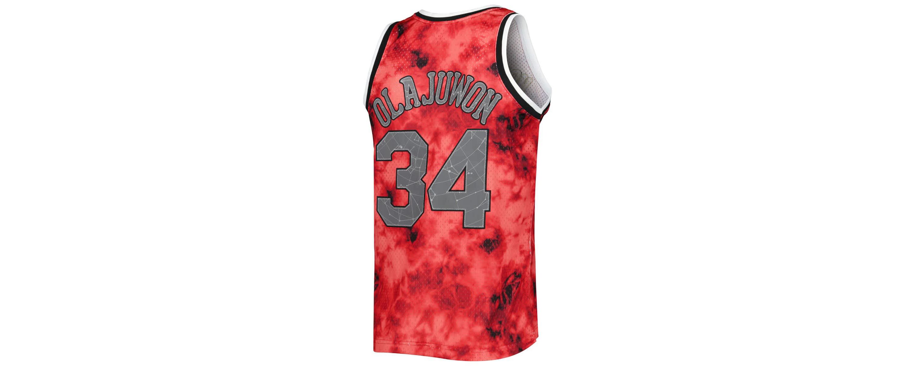NBA Hakeem Olajuwon Houston Rockets 1993/94 Galaxy Swingman Jersey