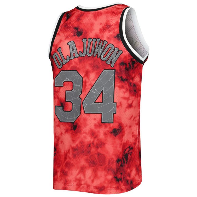 NBA Hakeem Olajuwon Houston Rockets 1993/94 Galaxy Swingman Jersey