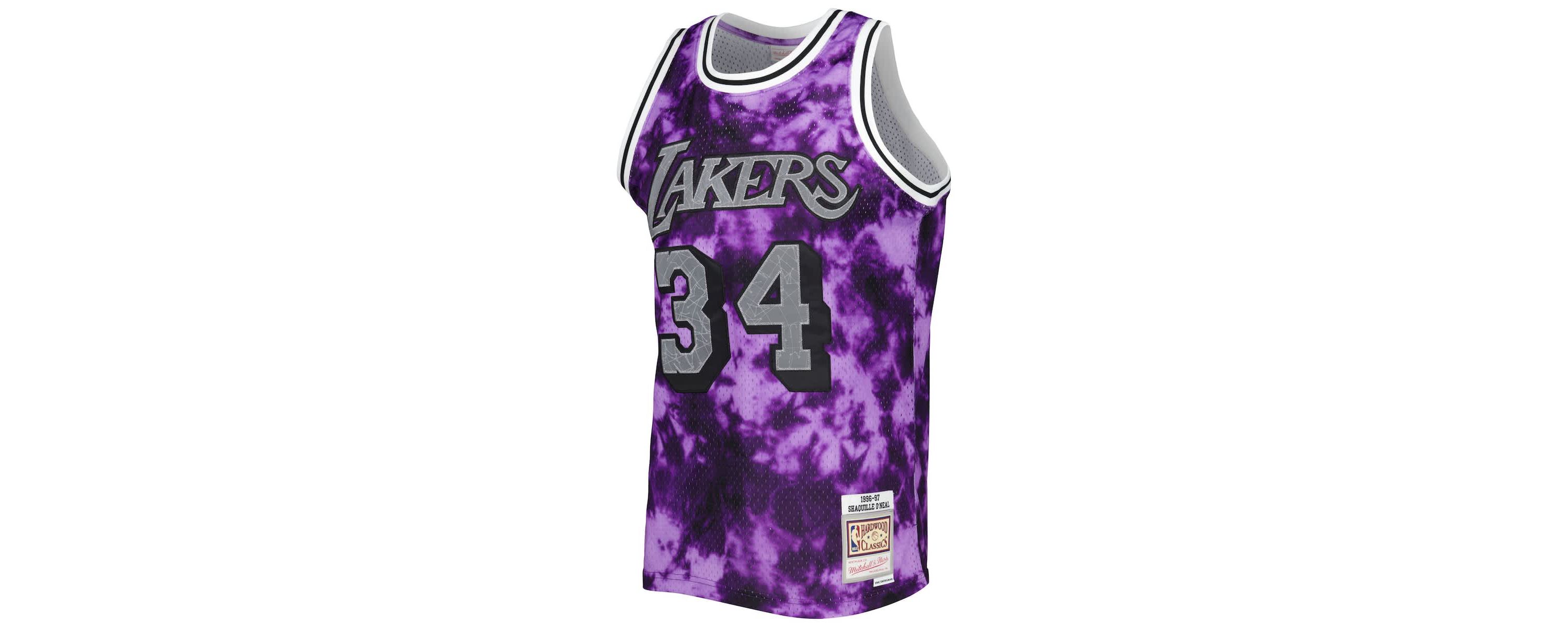 NBA Shaquille ONeal Los Angeles Lakers 1996/97 Galaxy Swingman Jersey