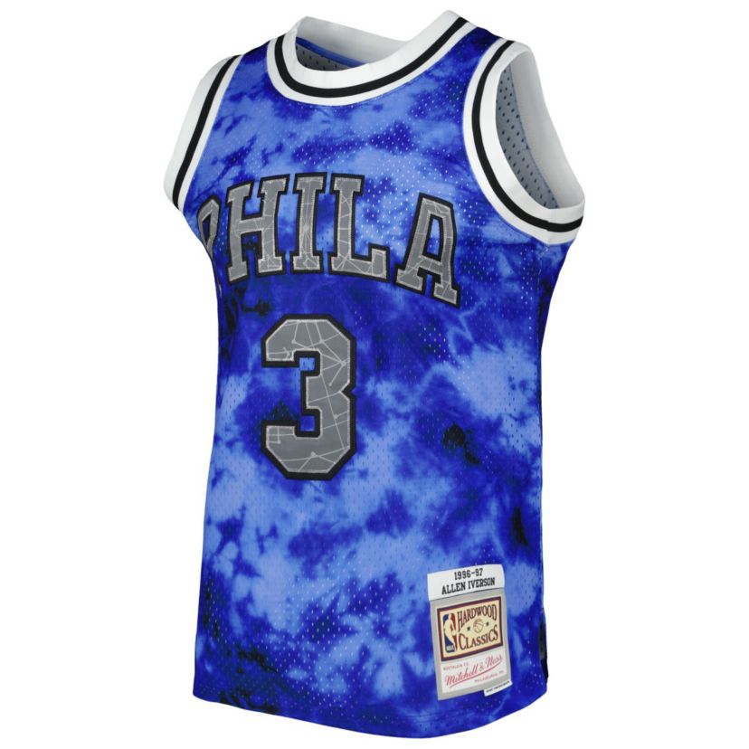 NBA Allen Iverson Philadelphia 76ers 1996/97 Galaxy Swingman Jersey