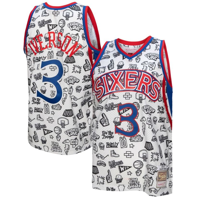 NBA Allen Iverson Philadelphia 76ers 1996/97 Swingman Jersey