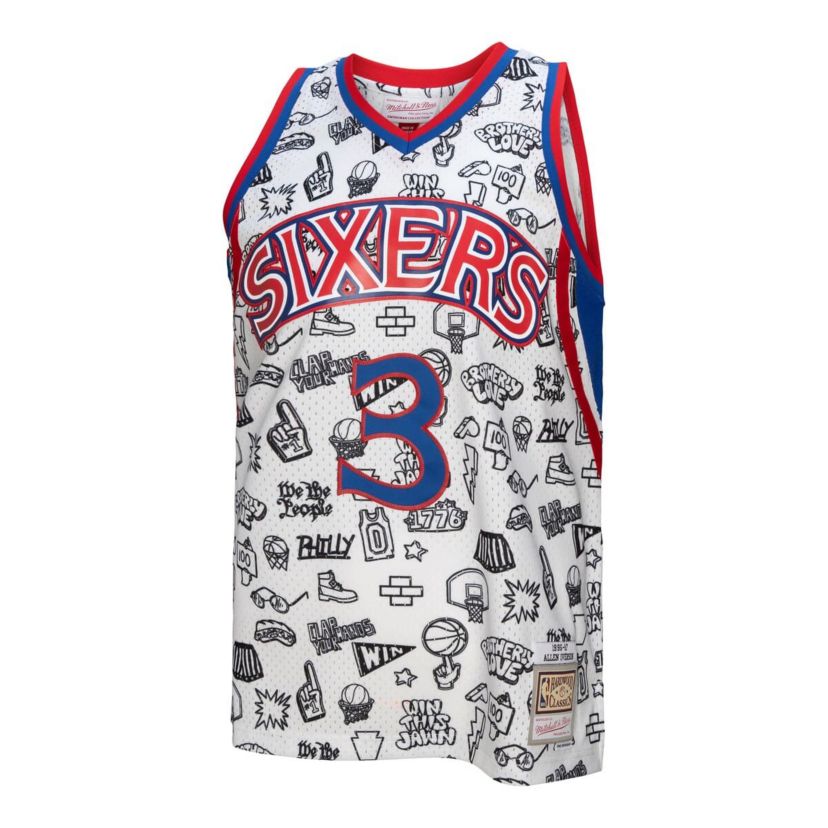 NBA Allen Iverson Philadelphia 76ers 1996/97 Swingman Jersey