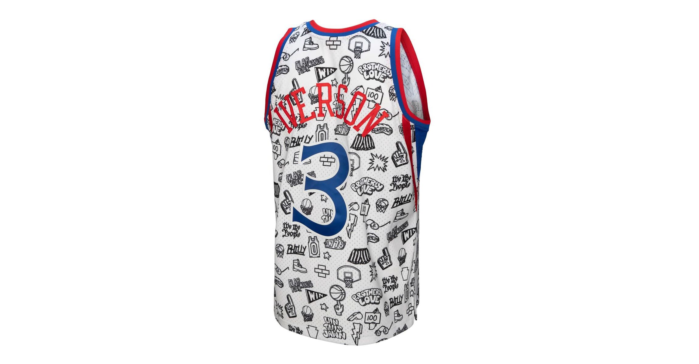 NBA Allen Iverson Philadelphia 76ers 1996/97 Swingman Jersey