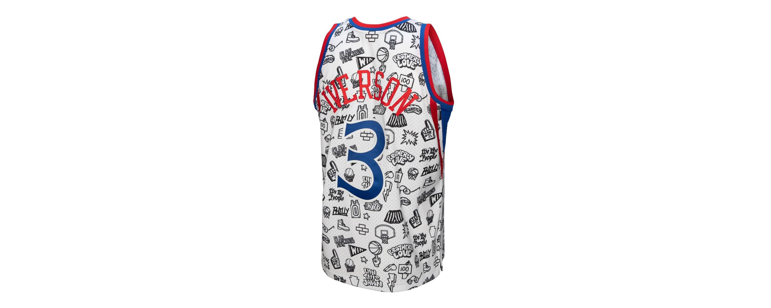 NBA Allen Iverson Philadelphia 76ers 1996/97 Swingman Jersey