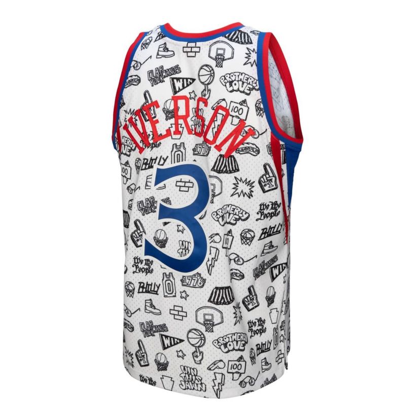 NBA Allen Iverson Philadelphia 76ers 1996/97 Swingman Jersey