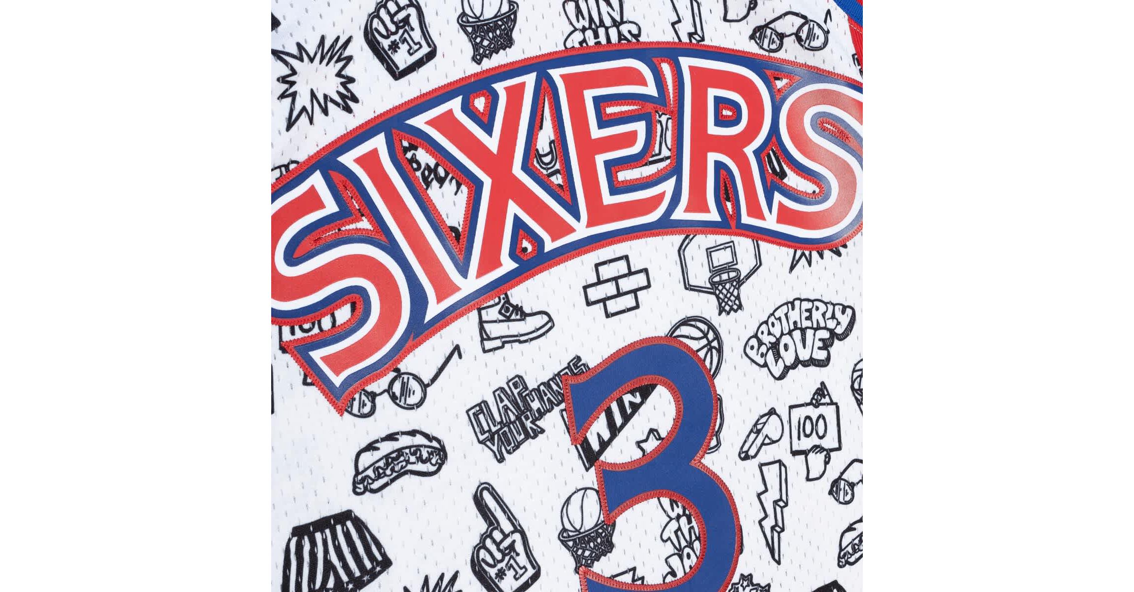 NBA Allen Iverson Philadelphia 76ers 1996/97 Swingman Jersey
