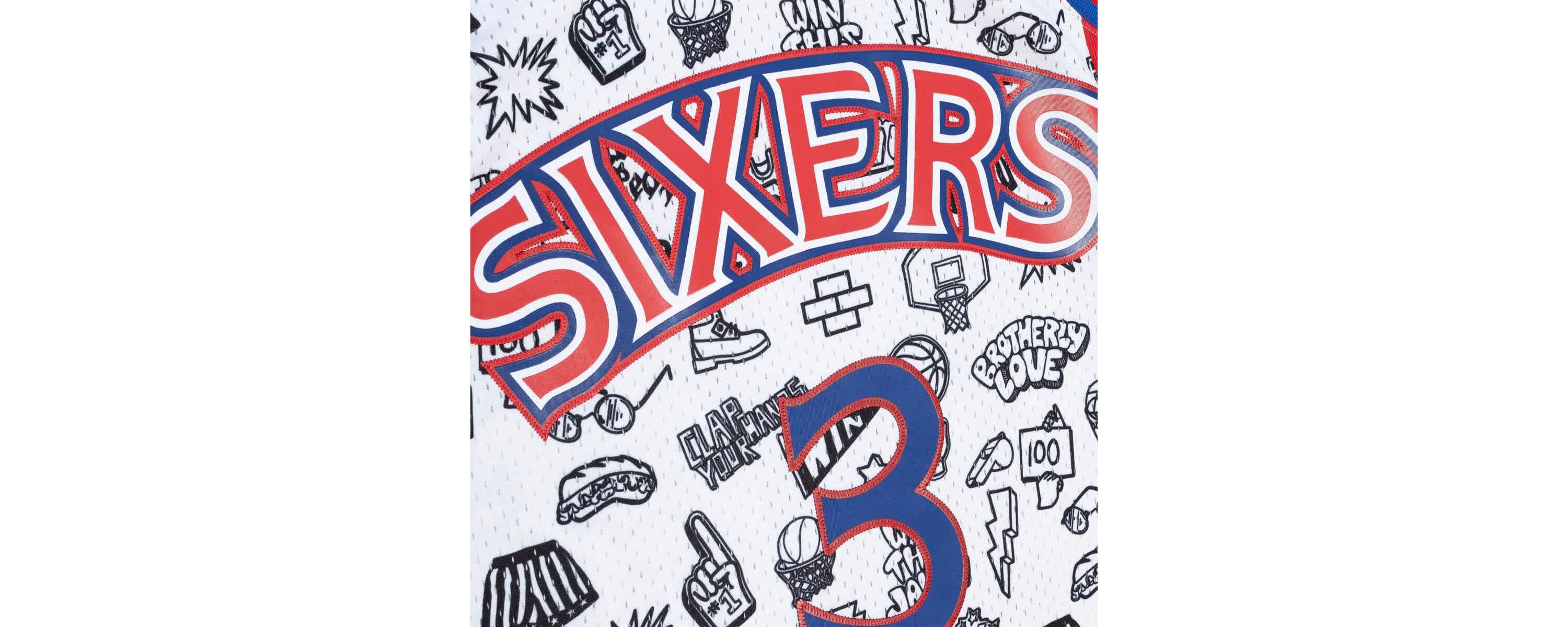 NBA Allen Iverson Philadelphia 76ers 1996/97 Swingman Jersey