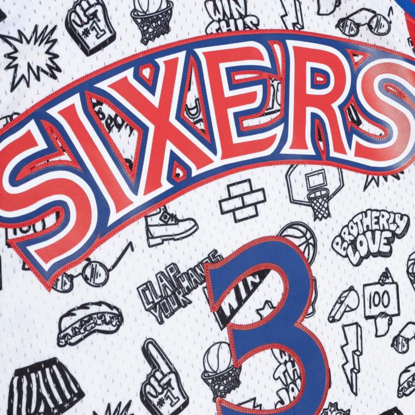 NBA Allen Iverson Philadelphia 76ers 1996/97 Swingman Jersey