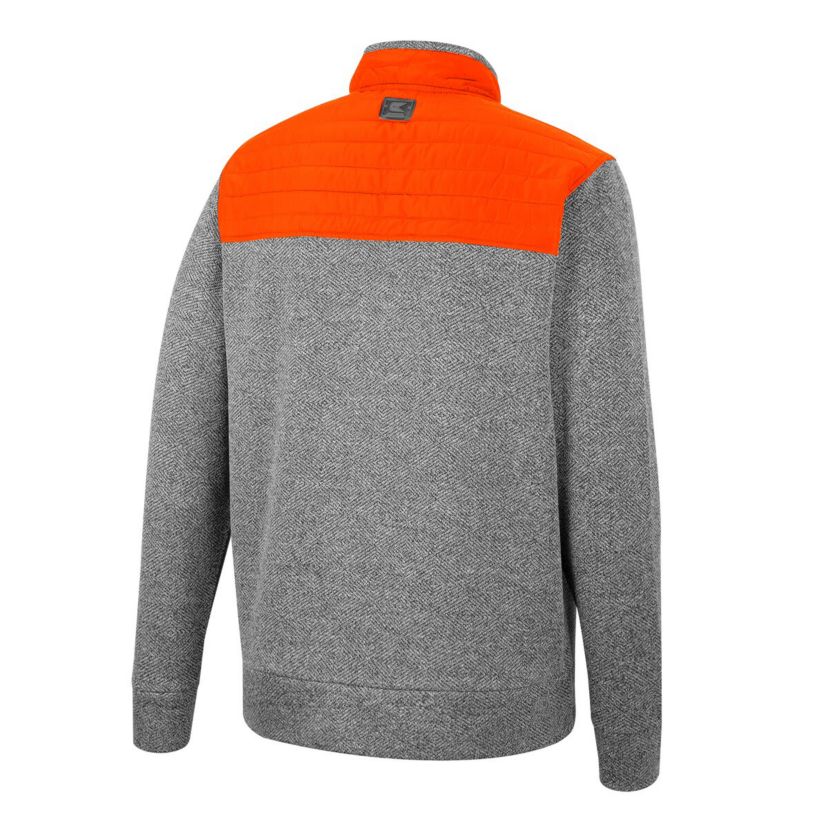 Syracuse Orange NCAA Charcoal/Orange Syracuse Putter Herringbone Full-Zip Jacket