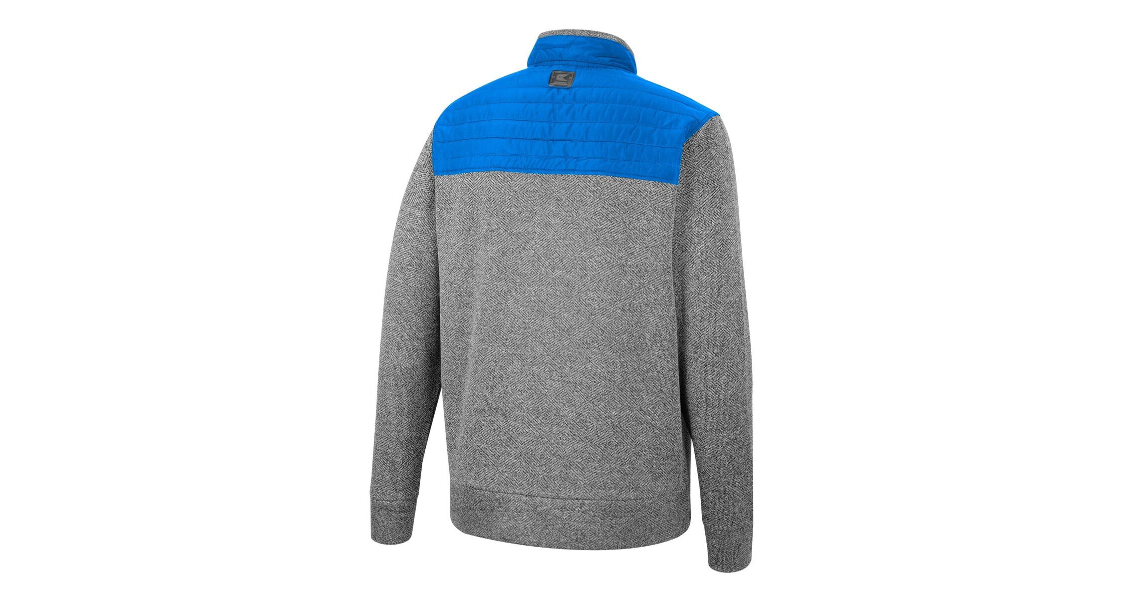 NCAA Charcoal/Blue UCLA Bruins Putter Herringbone Full-Zip Jacket
