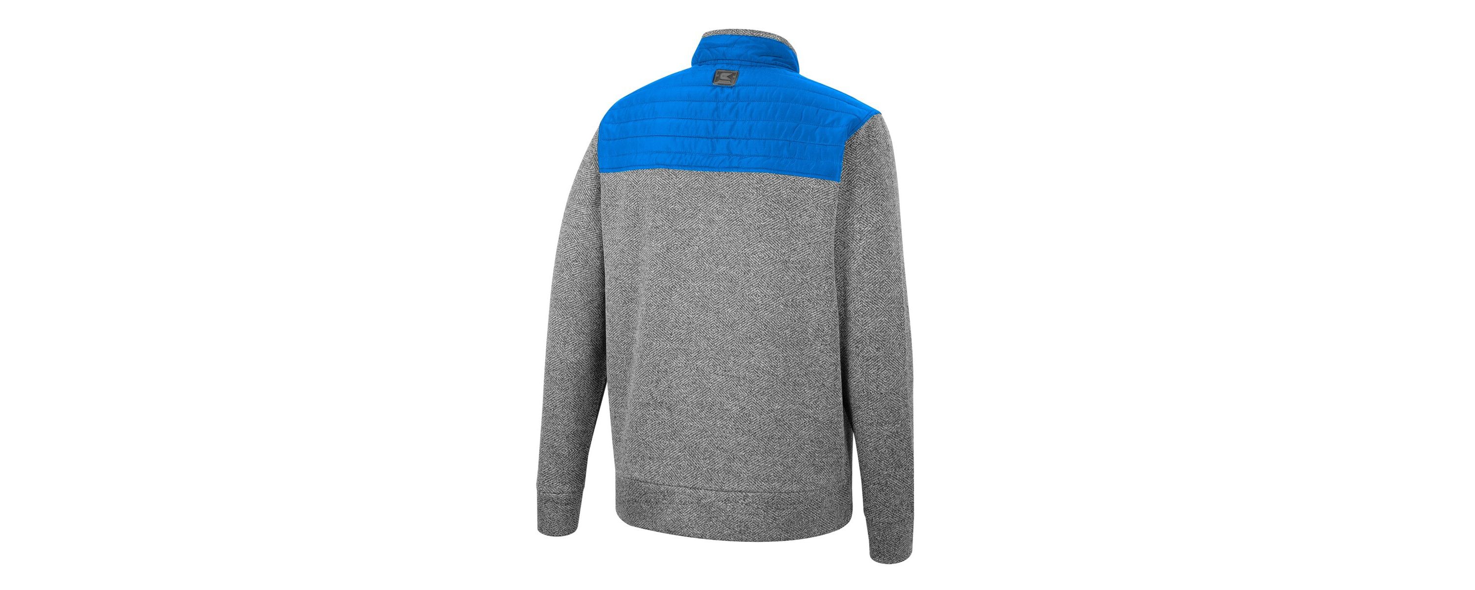 NCAA Charcoal/Blue UCLA Bruins Putter Herringbone Full-Zip Jacket