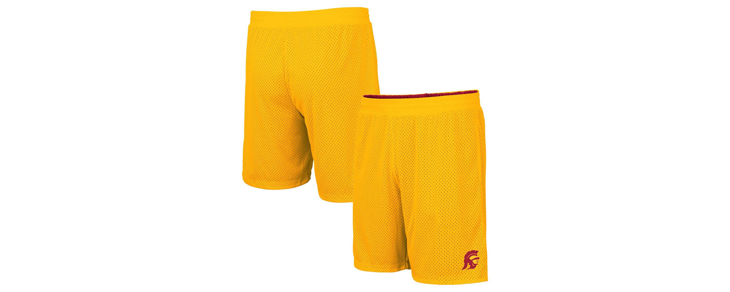 NCAA Cardinal/Gold USC Trojans Wiggum Reversible Wordmark Shorts