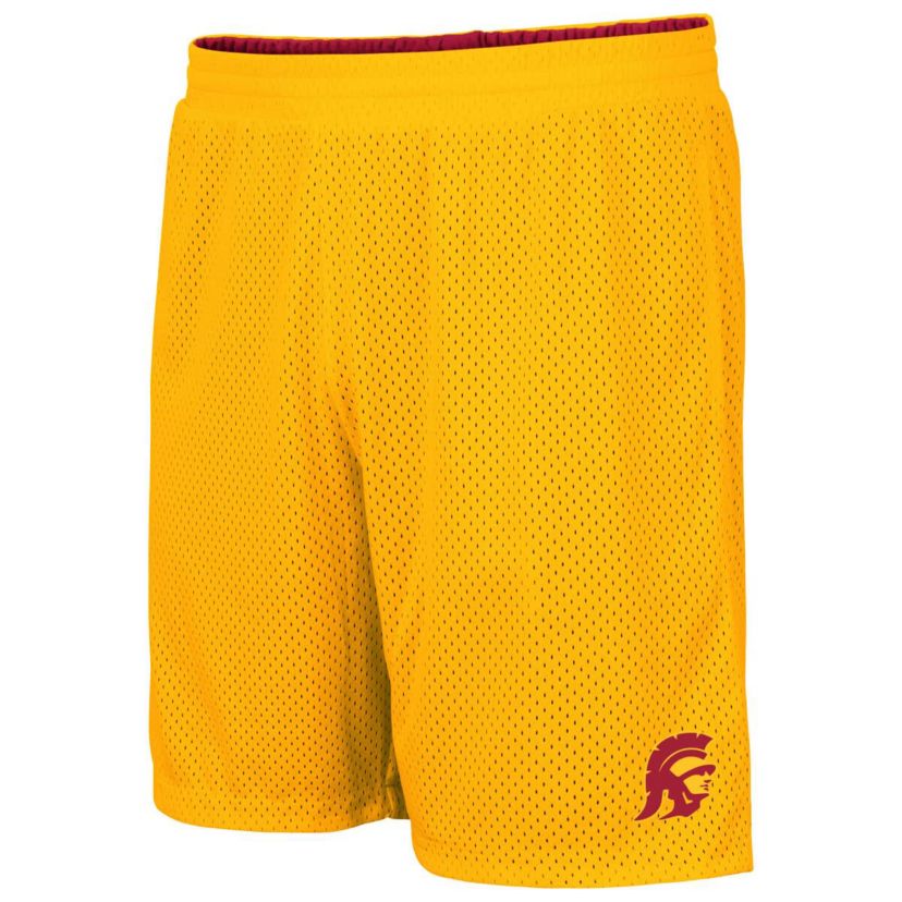 NCAA Cardinal/Gold USC Trojans Wiggum Reversible Wordmark Shorts