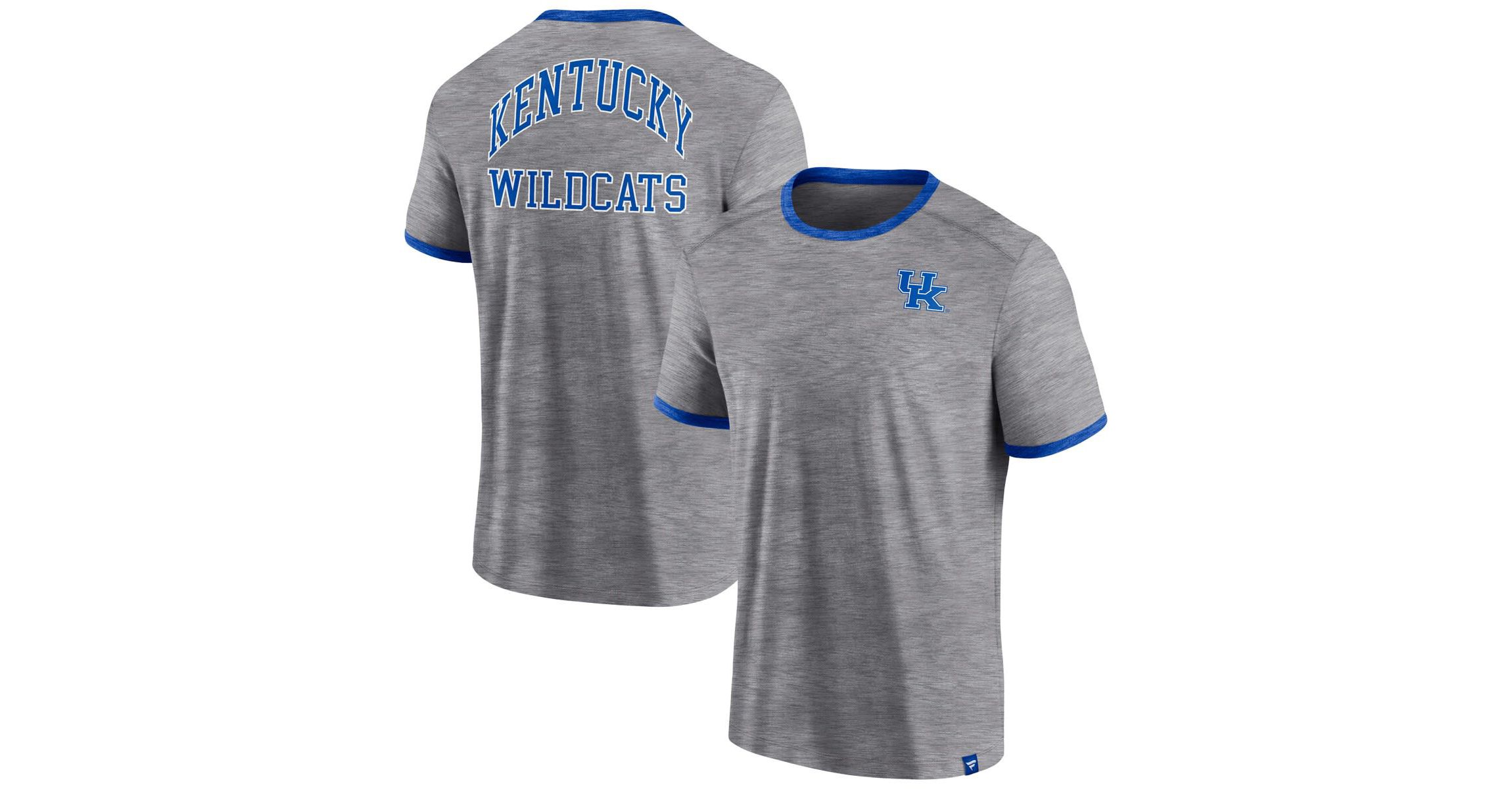NCAA Fanatics Kentucky Wildcats Classic Stack Ringer T-Shirt