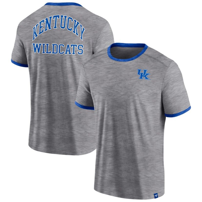NCAA Fanatics Kentucky Wildcats Classic Stack Ringer T-Shirt