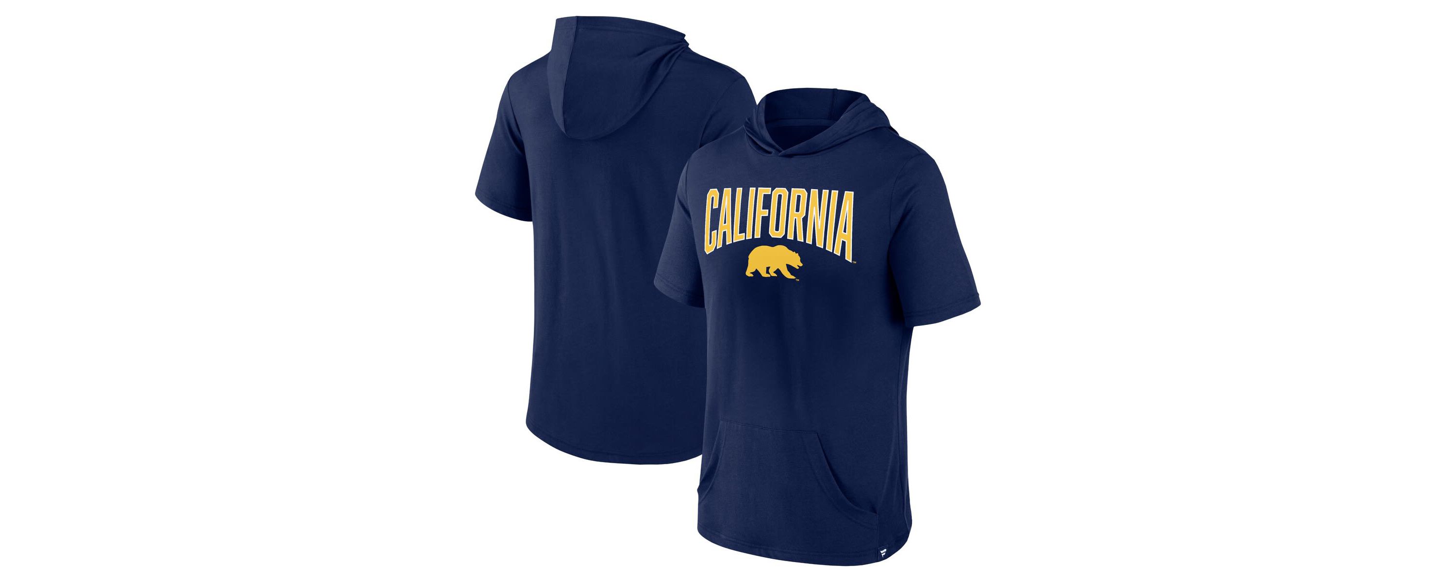 California Golden Bears NCAA Fanatics Cal Bears Outline Lower Arch Hoodie T-Shirt