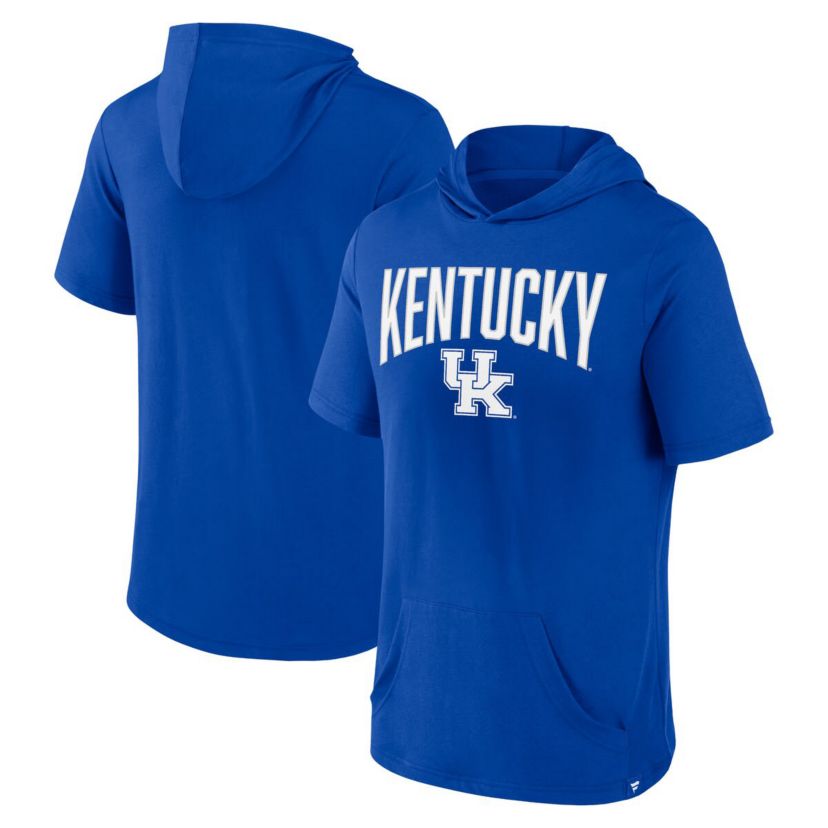 NCAA Fanatics Kentucky Wildcats Outline Lower Arch Hoodie T-Shirt