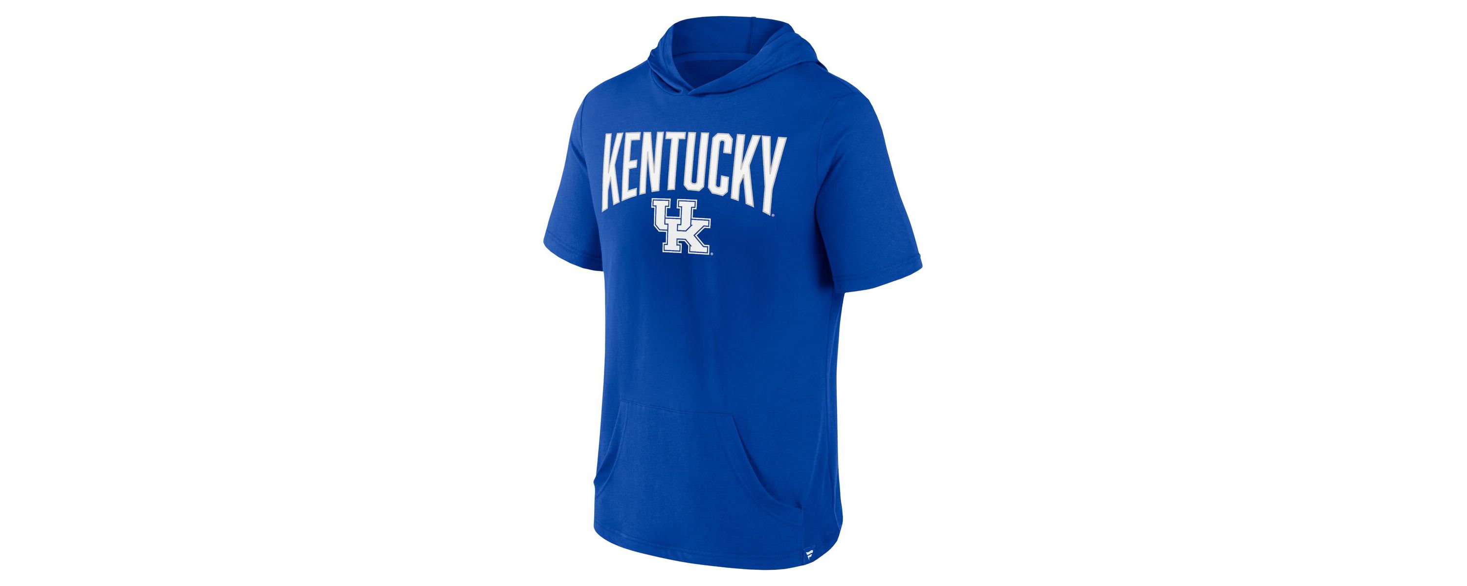 NCAA Fanatics Kentucky Wildcats Outline Lower Arch Hoodie T-Shirt
