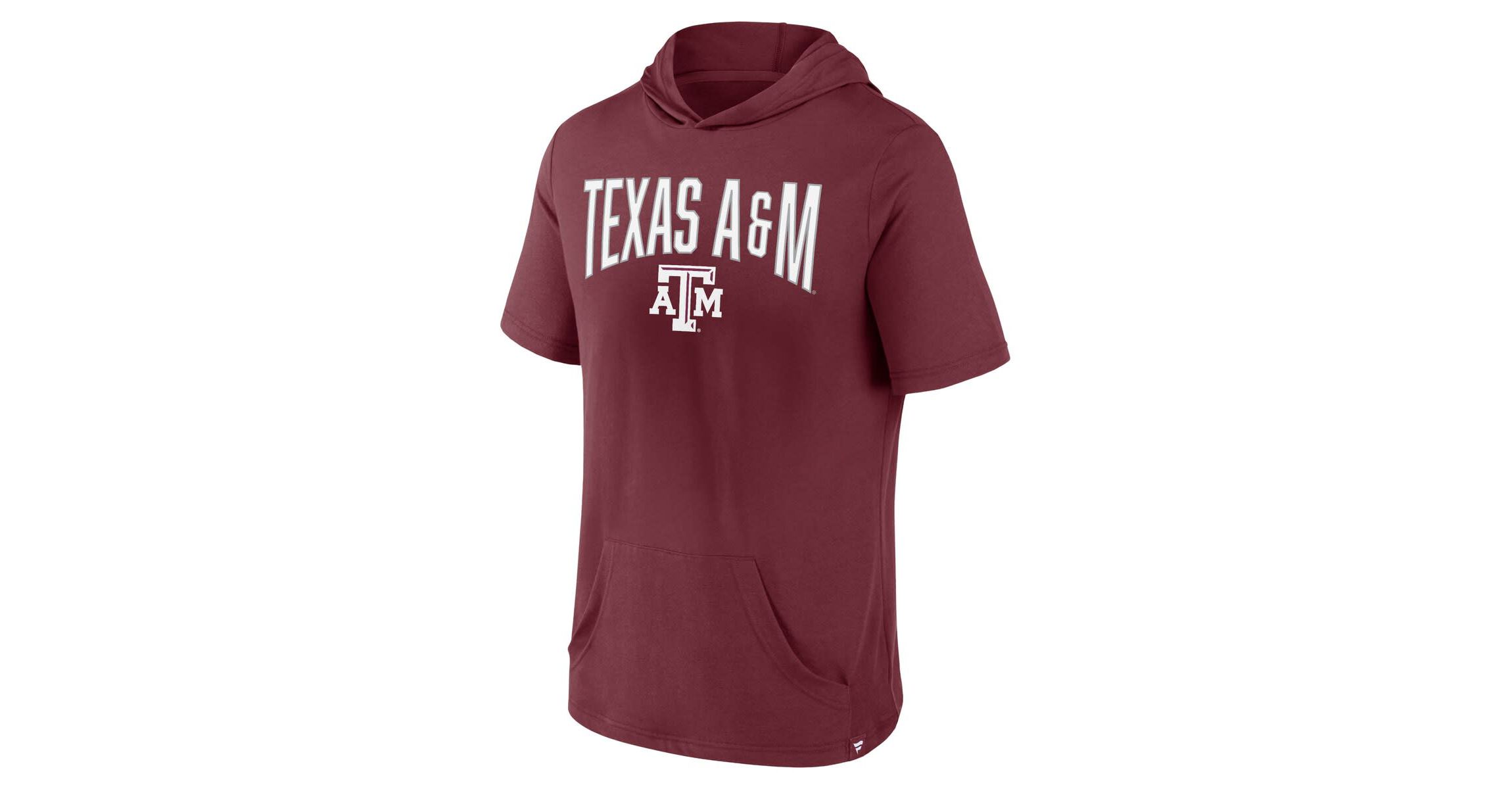 NCAA Fanatics Texas A&M Aggies Outline Lower Arch Hoodie T-Shirt