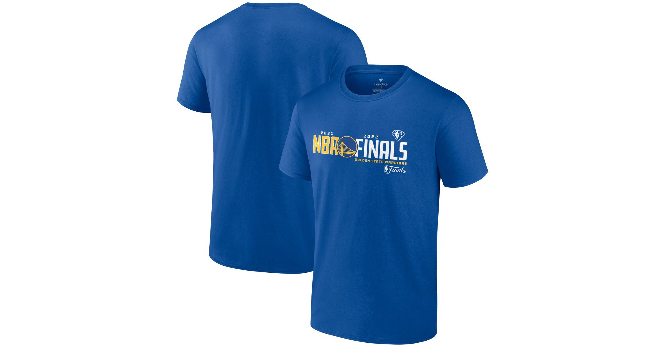 NBA Fanatics Golden State Warriors 2022 NBA Finals See The Court T-Shirt