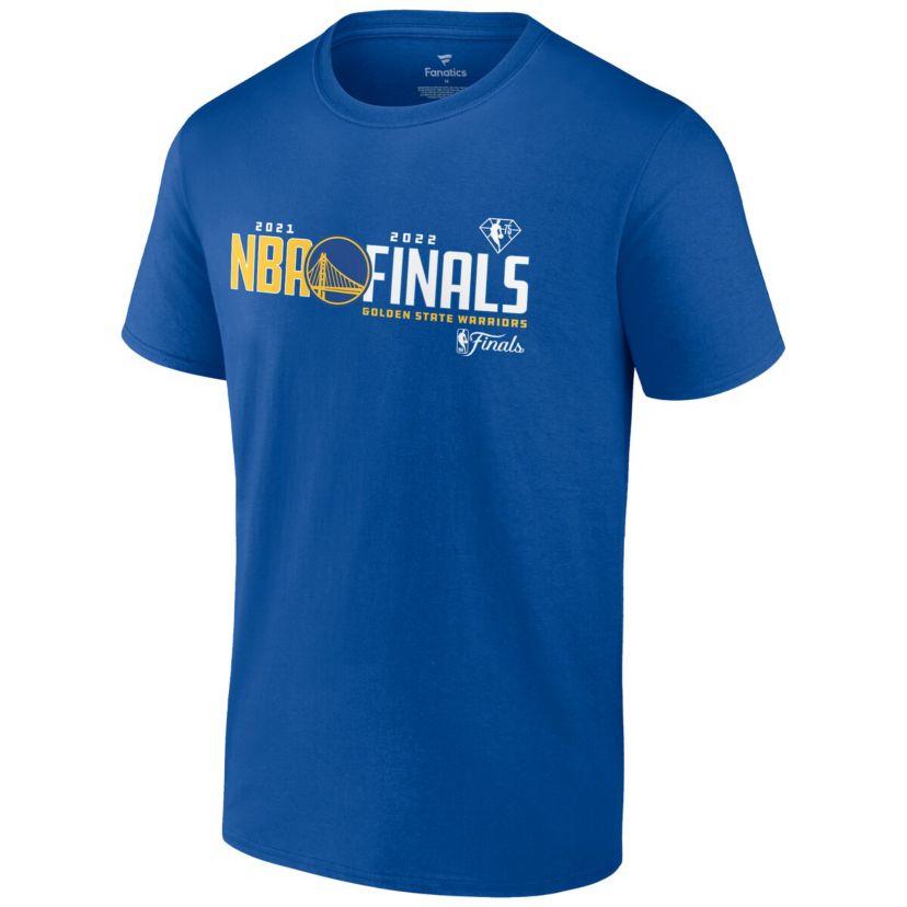NBA Fanatics Golden State Warriors 2022 NBA Finals See The Court T-Shirt