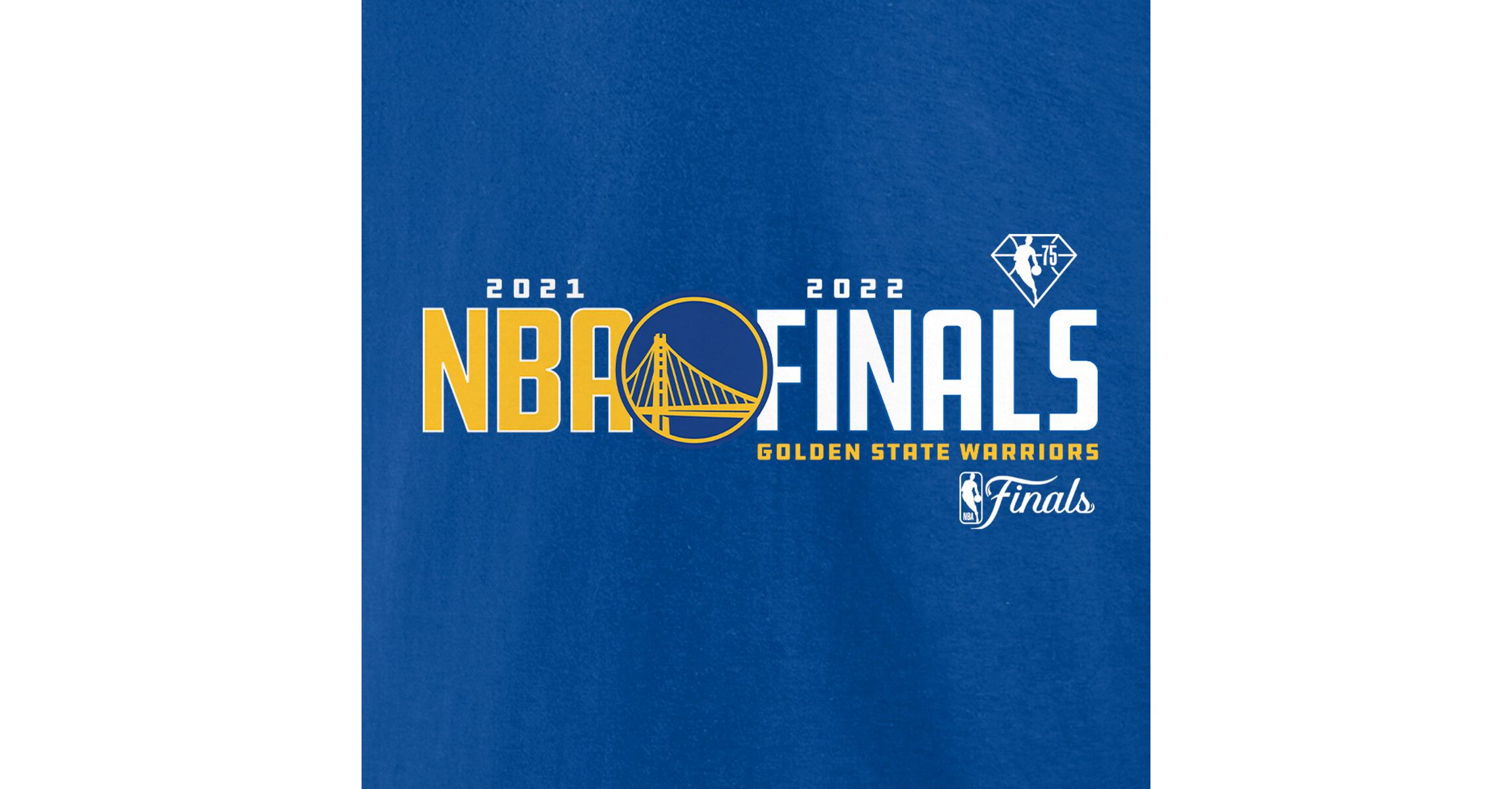 NBA Fanatics Golden State Warriors 2022 NBA Finals See The Court T-Shirt