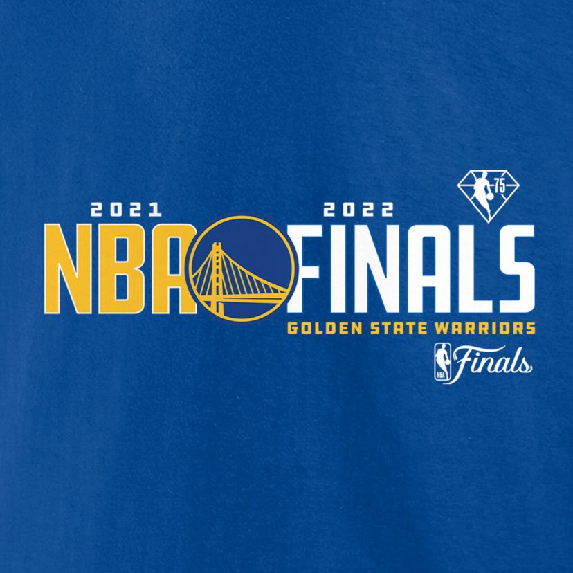 NBA Fanatics Golden State Warriors 2022 NBA Finals See The Court T-Shirt