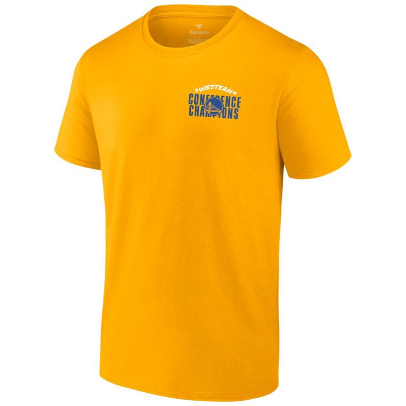 NBA Fanatics Golden State Warriors 2022 Western Conference s Balanced Attack Roster T-Shirt