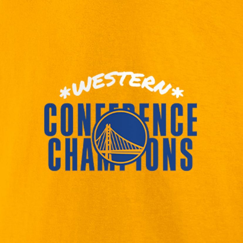 NBA Fanatics Golden State Warriors 2022 Western Conference s Balanced Attack Roster T-Shirt