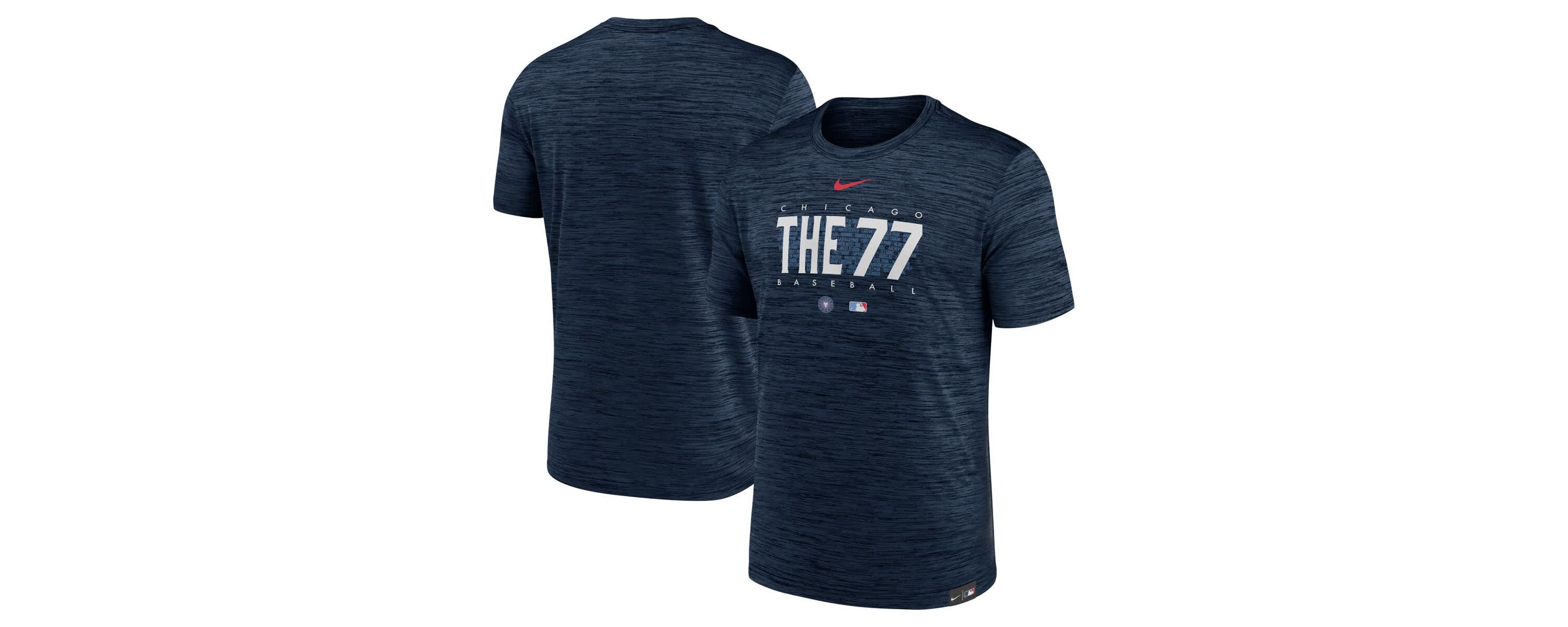 MLB Nike Chicago Cubs City Connect Velocity Practice Performance T-Shirt