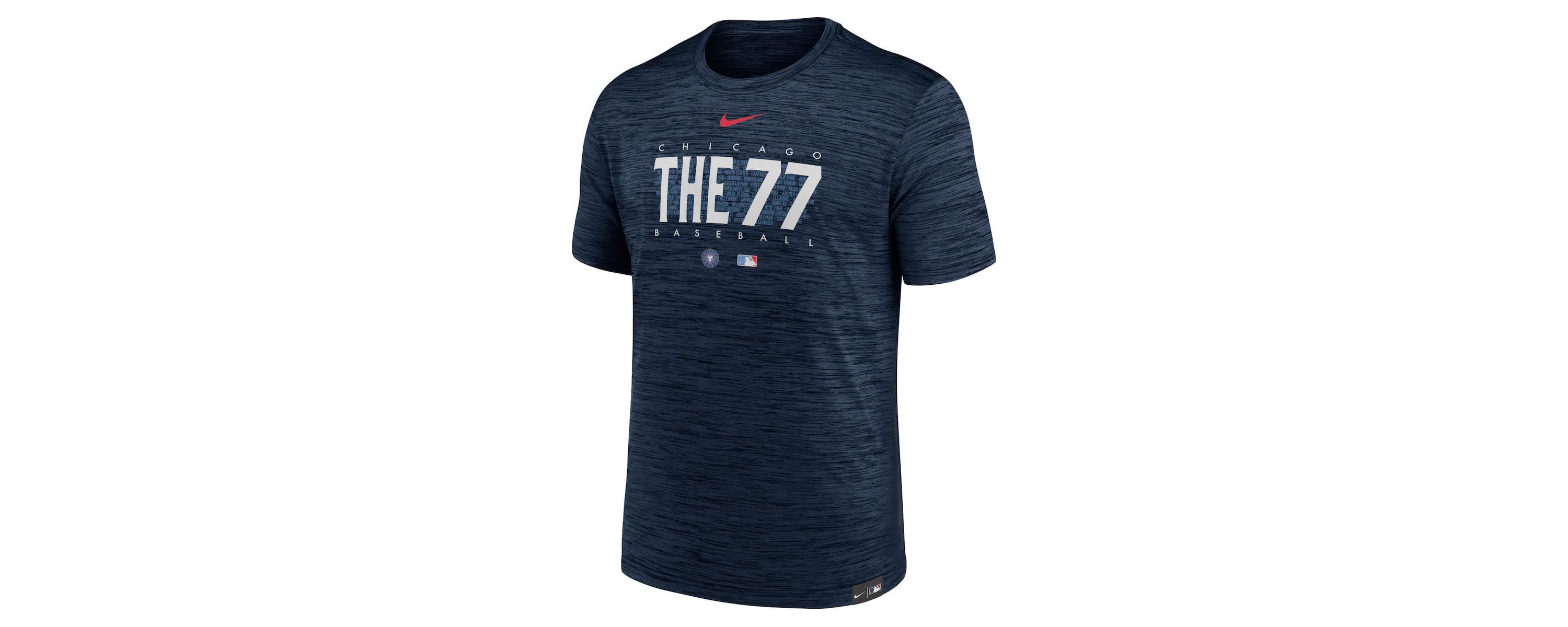 MLB Nike Chicago Cubs City Connect Velocity Practice Performance T-Shirt