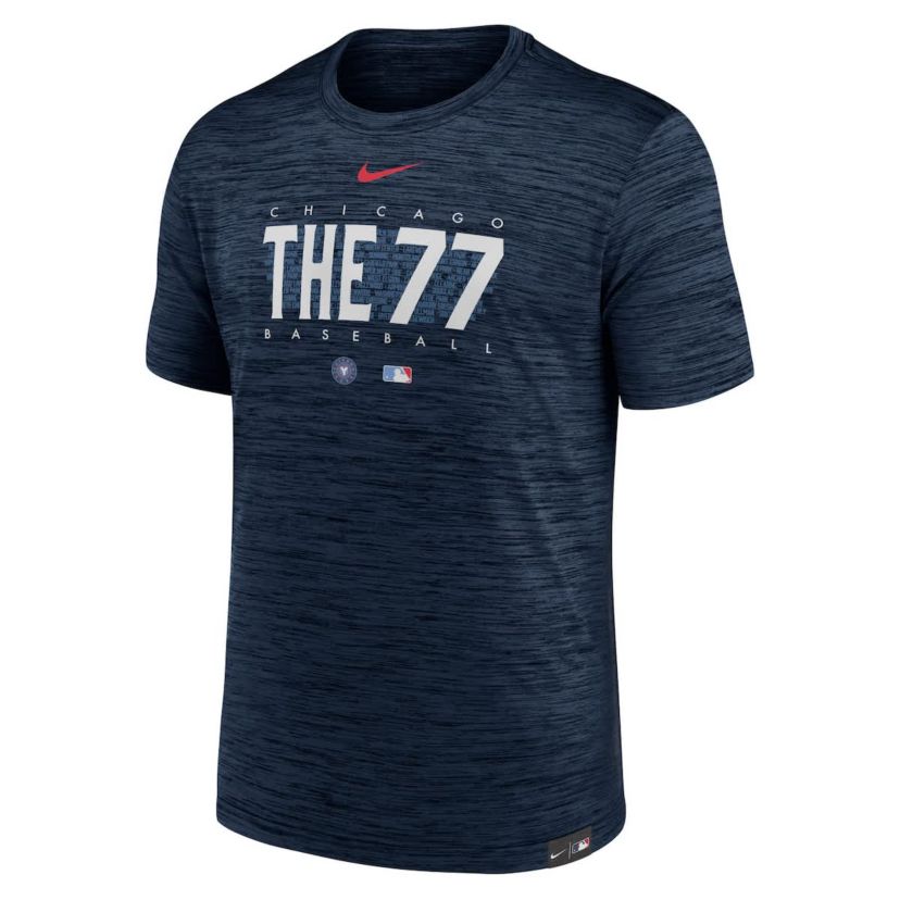 MLB Nike Chicago Cubs City Connect Velocity Practice Performance T-Shirt