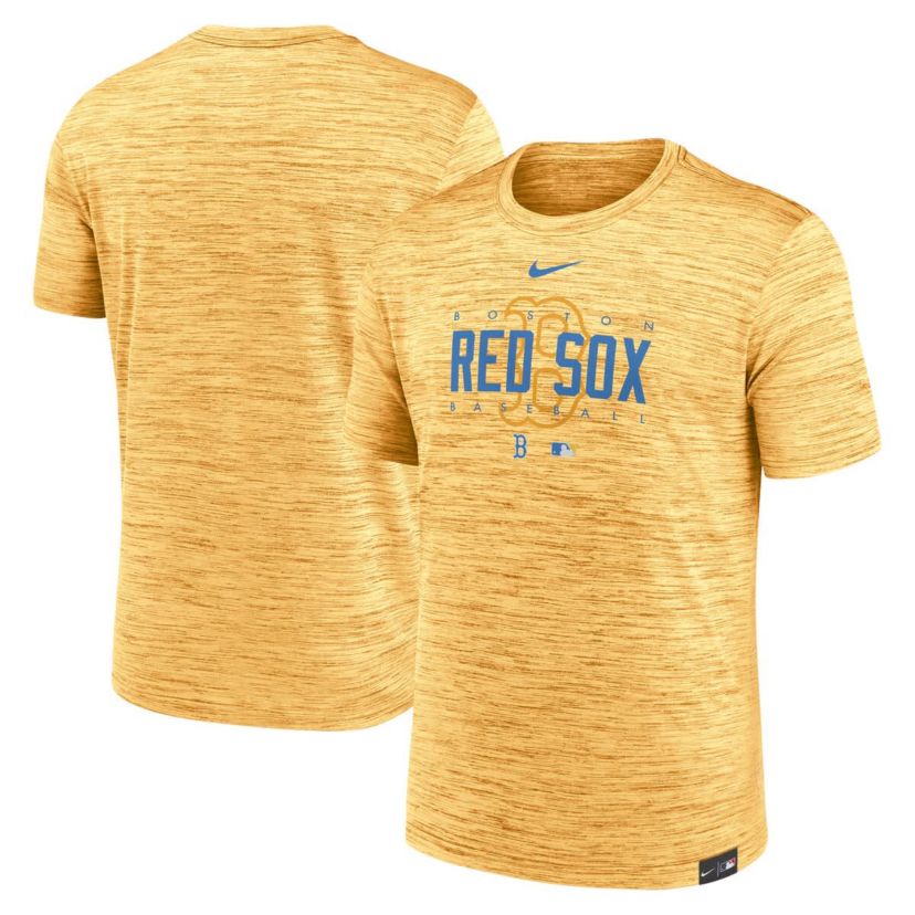 Boston Red Sox MLB Nike Boston Sox City Connect Velocity Practice Performance T-Shirt