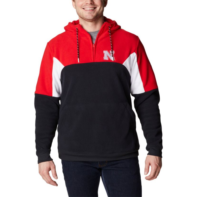 NCAA Nebraska Huskers Lodge Quarter-Zip Hoodie